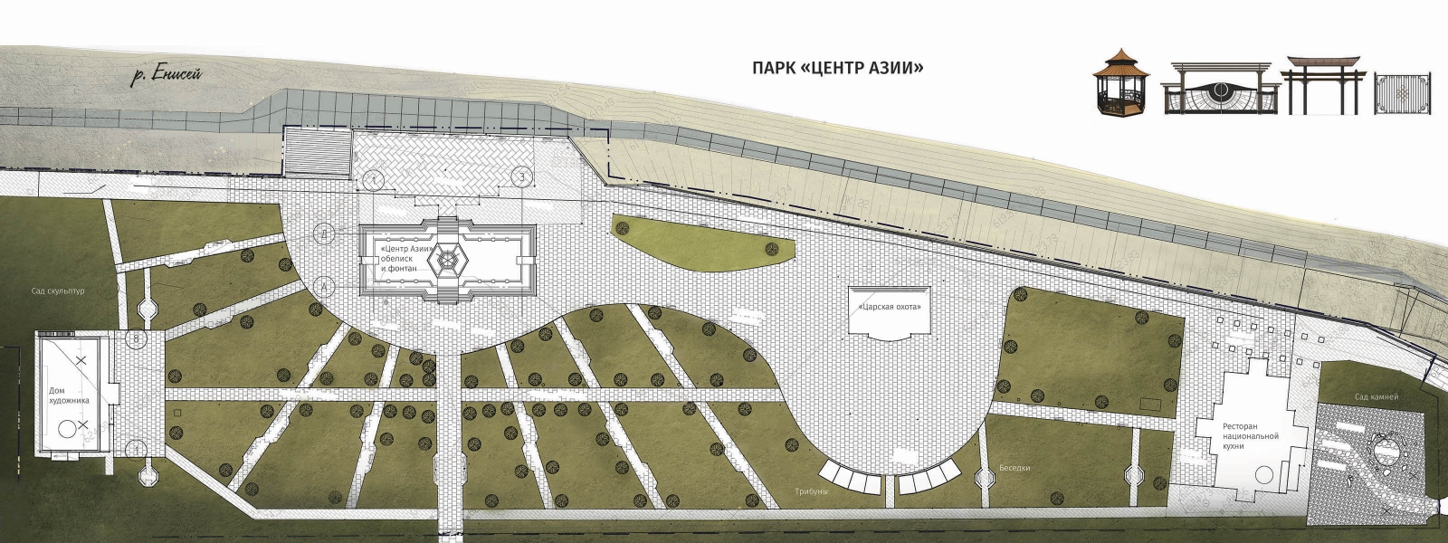 work-Реконструкция набережной р. Енисей в Кызыле (Республика Тыва)