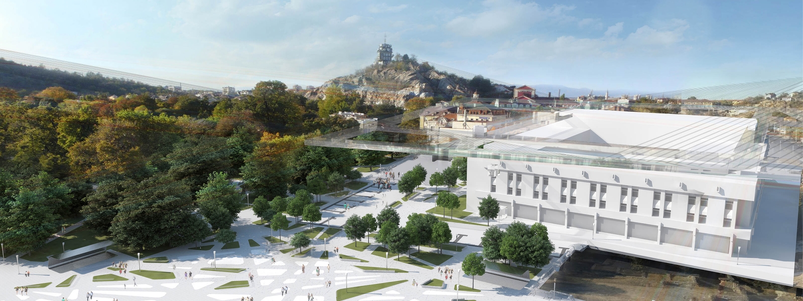work-Концепция реконструкции центральной площади Пловдива, Болгария